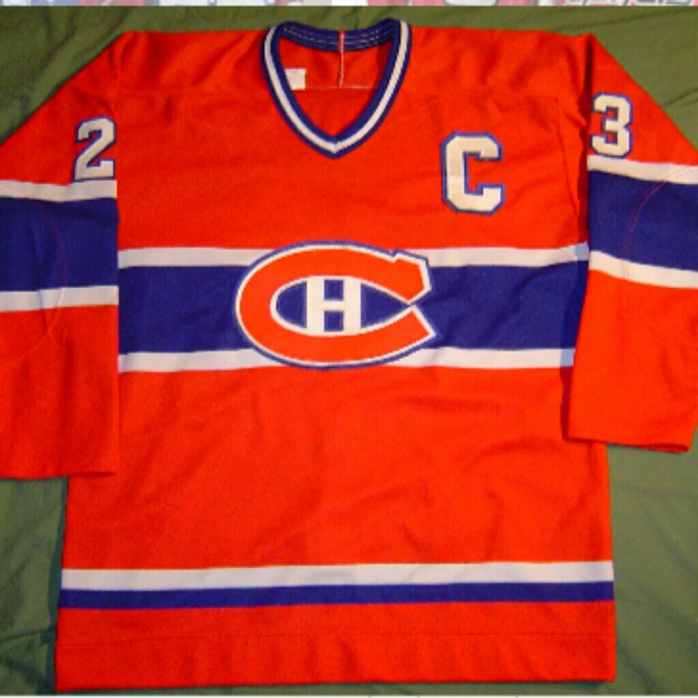 Throwback NHL jersey
